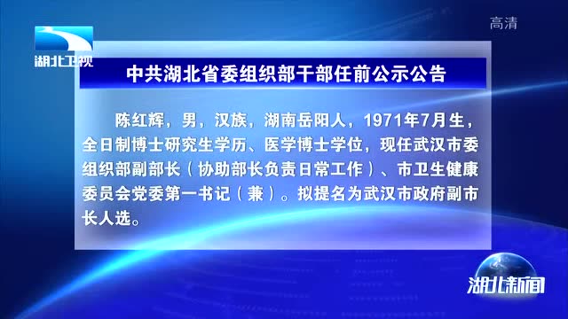 湖北省委组织部公示新举措，深化人才队伍建设，助力湖北高质量发展新篇章