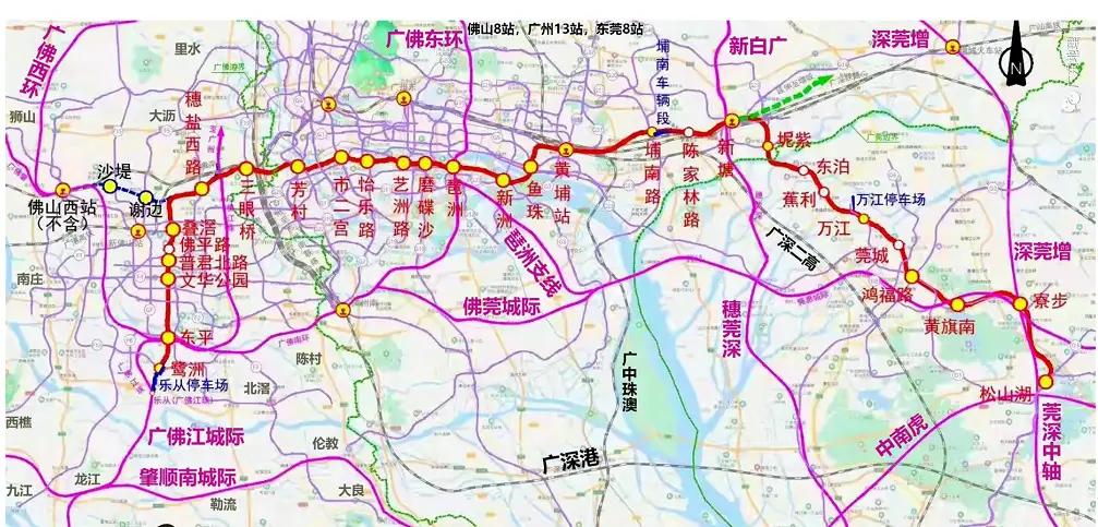 佛山地铁线路图最新版解读及未来前瞻